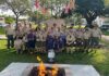 Cub Scouts Honor Military Members on Memorial Day Miami Springs Cubs Scouts Pack 425 were joined by Scouts BSA Troop 334 on Memorial Day at the War Memorial in Miami Springs (Photo Credit: Miami Springs Cub Scouts, Pack 425)