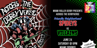 Miami Roller Derby presents: ACROSS THE DERBYVERSE