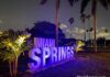 Top Sources of News in Miami Springs Miami Springs Sign Lit Up at Night on Curtiss Parkway (Photo Credit: MiamiSprings.com)