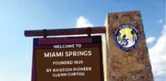 Historic Preservation Board Proposes New Entry Signs Entry Signage Concept provided by the Miami Springs Historic Preservation Board
