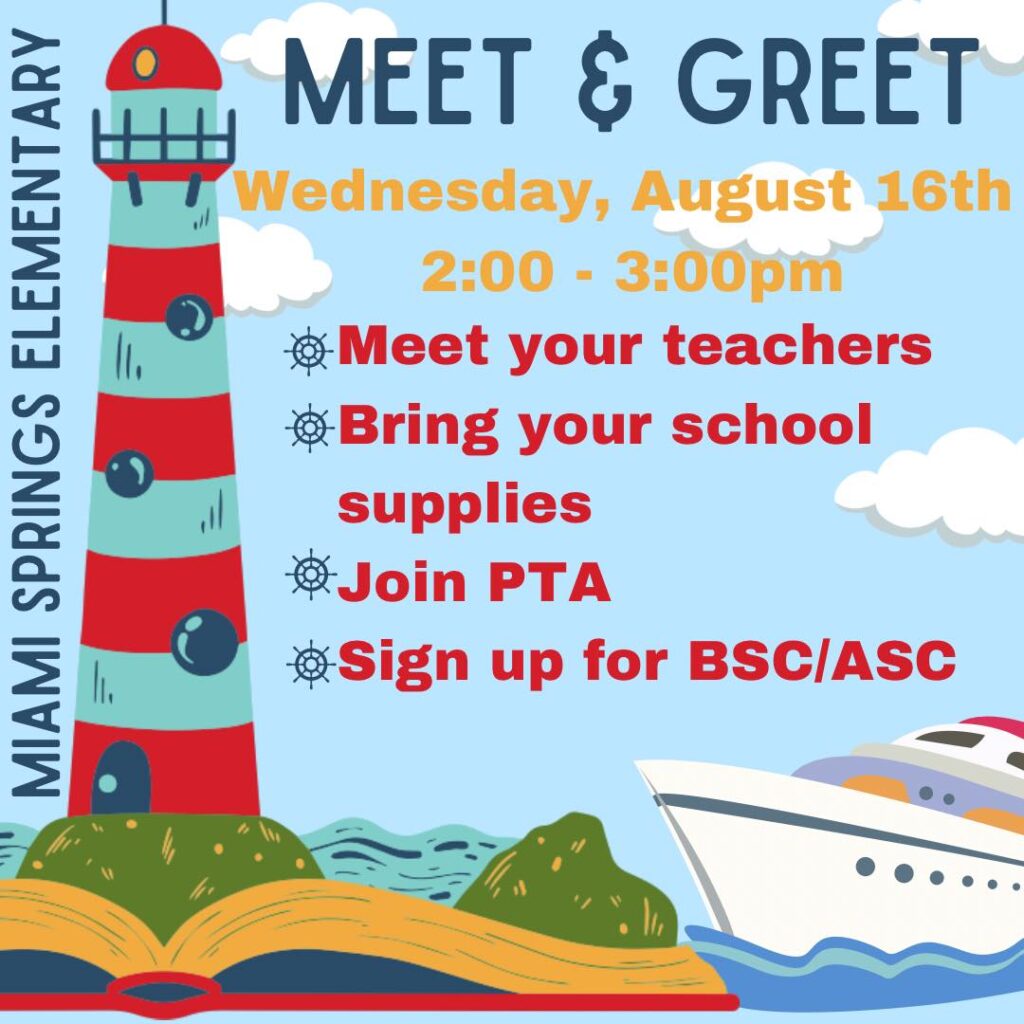 First Day of School MiamiDade County Public Schools Calendar