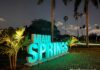 Happy Birthday:  Miami Springs Turns 97 Miami Springs Sign at Curtiss Parkway