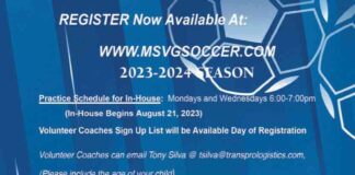 MSVG Soccer 2023-2024 Season Registration Now Available