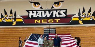 MSSH Receives Grand American Flag from Local Army Heroes
