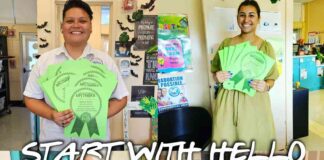 Miami Springs Middle’s Heartwarming START WITH HELLO Activity