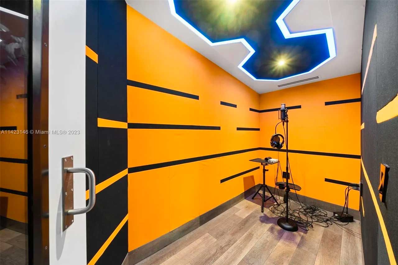 Custom Studio inside $2.5 Million Miami Springs Home