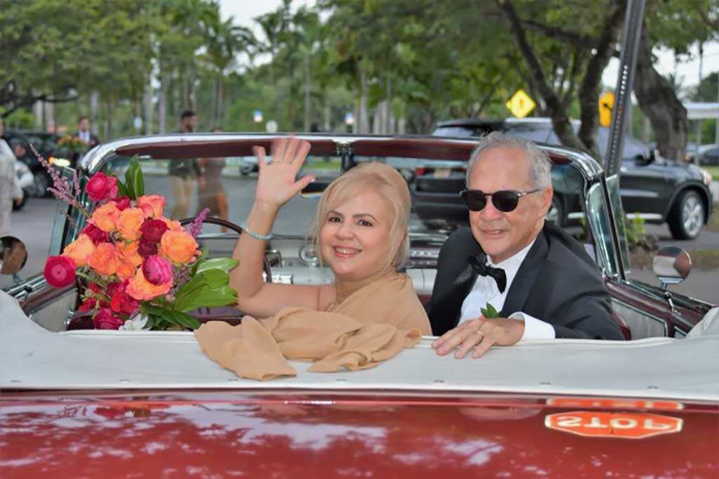 Vincent Medel and his new bride Francis Mary Betancourt (Photo Credit: Vincent Medel)