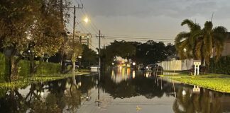 Oakwood and East Drive Drainage Project to Begin Next Week Oakwood Drive and Forrest Drive underwater after 8 inches of rain.