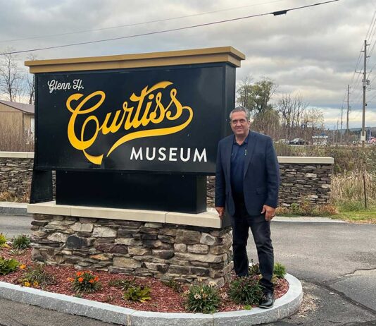 Councilman Santin visits Hammondsport and the Curtiss Museum Miami Springs Councilman Jorge Santin at the Glenn Curtiss Museum (Photo Credit: Jorge Santin)