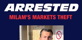 Retail Theft Arrest at Milam’s Market