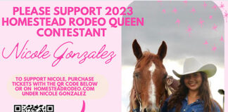 Support Miami Springs’ Own Nicole Gonzalez in the 2023 Homestead Rodeo Queen Contest!