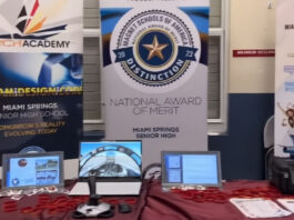 Miami Springs Senior High Aerospace Academy at M.A. Milam K-8 Center Magnet Fair