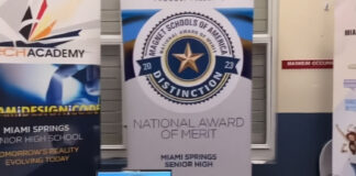 Miami Springs Senior High Aerospace Academy at M.A. Milam K-8 Center Magnet Fair