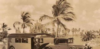 1929 Glenn Curtiss at the Curtiss Mansion by Ken Wilde Historian Miami Springs Historical Society
