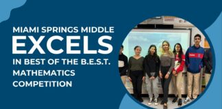 Miami Springs Middle Excels in Best of the B.E.S.T. Mathematics Competition
