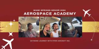 Miami Springs Senior High Aerospace Academy’s Skyward Journey with Piper Aircraft, Inc.