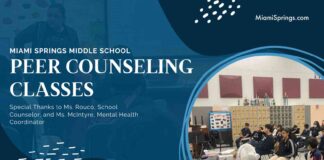 Peer Counseling Classes at Miami Springs Middle School