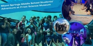 Miami Springs Middle School Students’ Adventure at Frost Science Museum