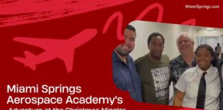 Miami Springs Aerospace Academy’s Adventure at the Christmas Mingler