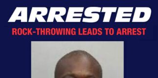 Rock-Throwing Incident at Local Restaurant, Window Shattered Amidst Chaos