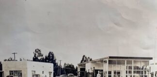 1940’s Laundry and Service Station on the Circle by Ken Wilde, Historian, Miami Springs Historical Society