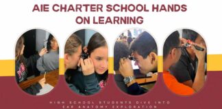 AIE Charter School High School Students Hands On Learning