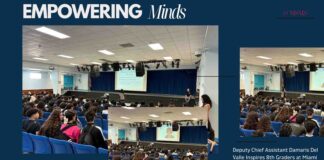 Deputy Chief Assistant Damaris Del Valle Inspires 8th Graders at Miami Springs Middle School