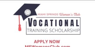 Miami Springs Woman’s Club Introduces Vocational Training Scholarship
