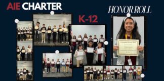 AIE Charter School 2nd Quarter K-12 Honor Roll Stars