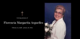 Obituary: Florencia Margarita Arguelles