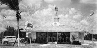 Miami Springs Howard Johnson’s (c.1949) by Ken Wilde Historian, Miami Springs Historical Society