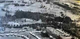 1948 Flooded Persch Lake by Ken Wilde, Historian, Miami Springs Historical Society