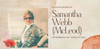 Obituary: Samantha “Sam” Webb (McLeod)