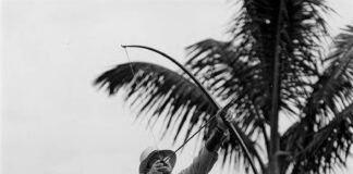 Founder of Miami Springs Glenn Curtiss, Expert Archer 1929 by Ken Wilde, Historian Miami Springs Historical Society