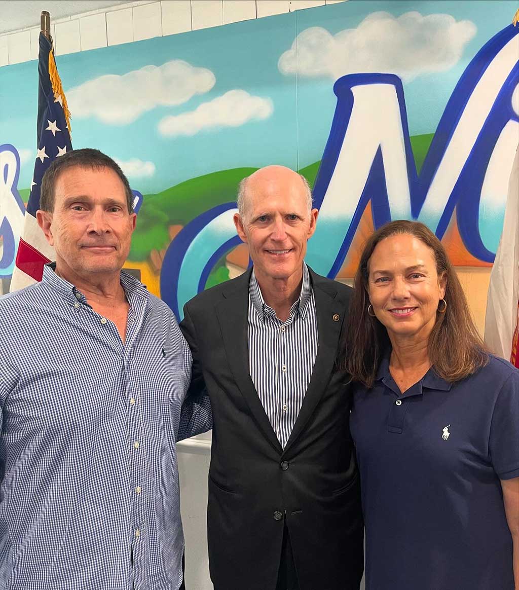 Senator Rick Scott visits Miami Springs (Photo Credit: City of Miami Springs)