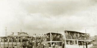1923 The Foot of What Would Become Curtiss Parkway in Miami Springs by Ken Wilde