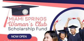 Apply Now for the Miami Springs Woman’s Club Scholarship Fund