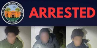 Miami Springs Police Department Recovers Stolen Property and Apprehends Suspects