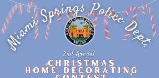 Miami Springs Police Department’s 2nd Annual Christmas Home Decorating