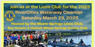 Festival River Cleanup Event Sponsored by the Lions Club