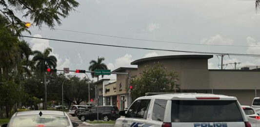Miami Springs Police at Hook Square