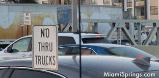 Keep Truckin’ in Miami Springs No Thru Trucks
