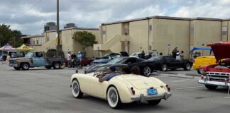 Miami Springs Senior High Car Show MG at Miami Springs Senior High Car Show