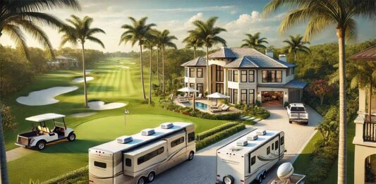 Miami Springs Home with two motorhomes