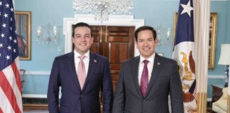 Commissioner Cabrera Resigns after Selling Springs Property Ambassador Kevin Cabrera with Secretary of State Marco Rubio