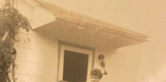 The Kellar Home at 22 Flagler Drive During the Great South Florida Flood of 1947 by Ken Wilde