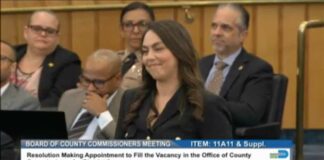 Mitchell Withdraws – New County Commissioner Selected Natalie Milian Orbis