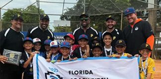 Miami Springs 8U Coach Pitch All-Stars Crowned District 8 Champions