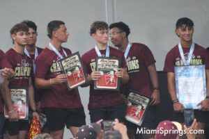 2025 Florida Champions Miami Springs Senior High Golden Hawks Baseball Team