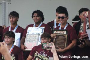 2025 Florida Champions Miami Springs Senior High Golden Hawks Baseball Team